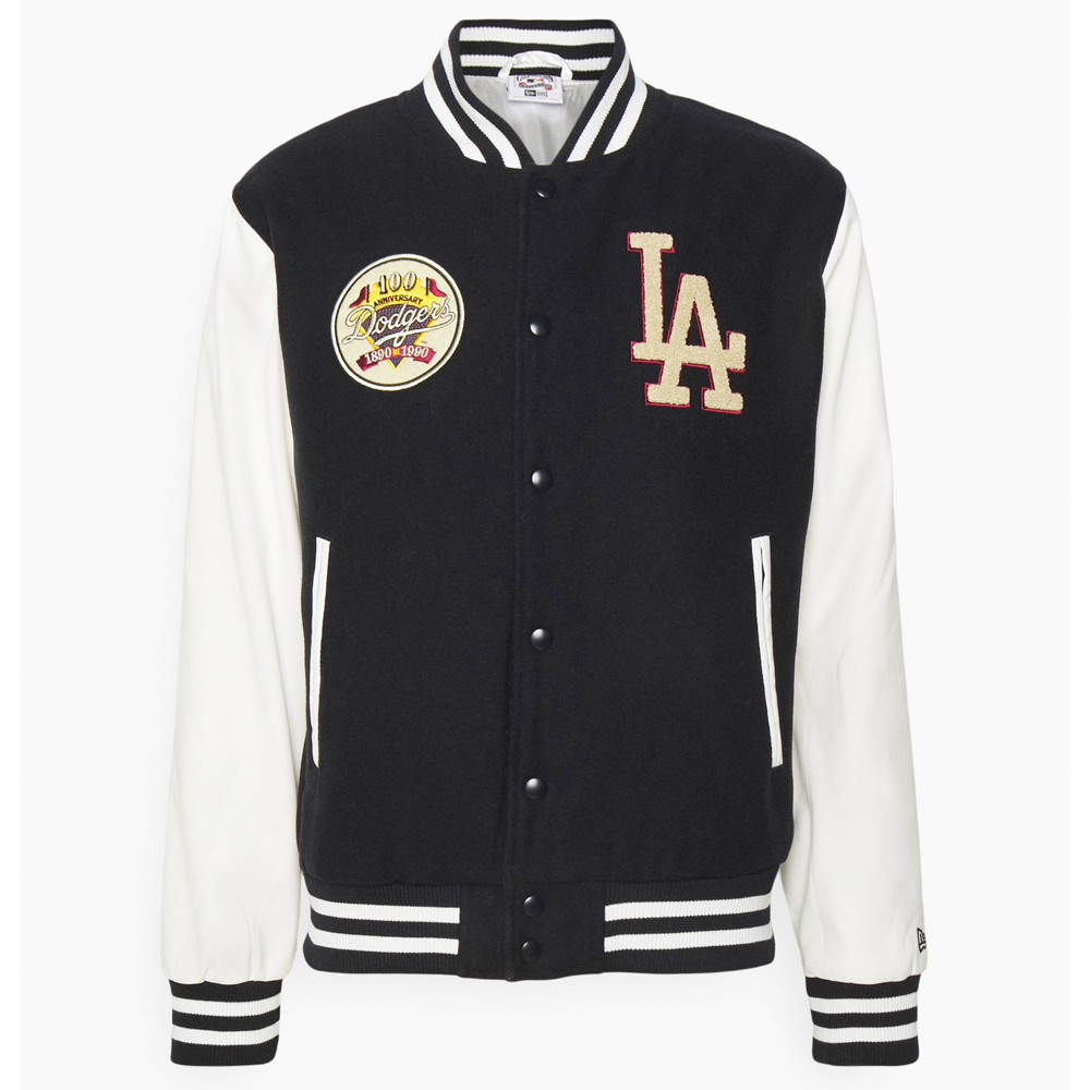 LA Dodgers Blue and White Varsity Jacket